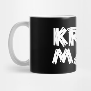 Krav Maga Clunky Rough Type Mug